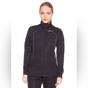 Craft Black Softshell Full-Zip Jacket